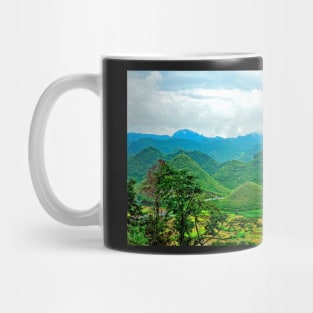 Vietnam - Route de Ha Giang à Dong Van. Rizière Mug